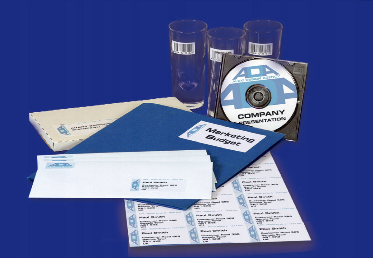 Labels ECONOMY A4 white 105x42.3mm ELA038 AVERY Manufacturer code ELA038