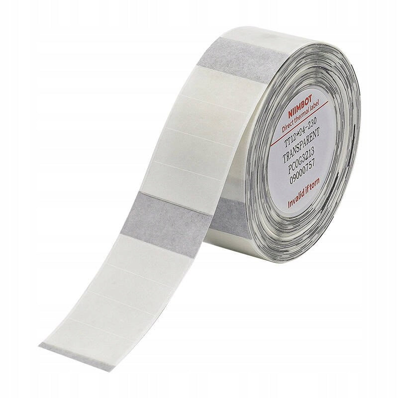 Labels NIIMBOT 12x24mm 230pcs (transparent)