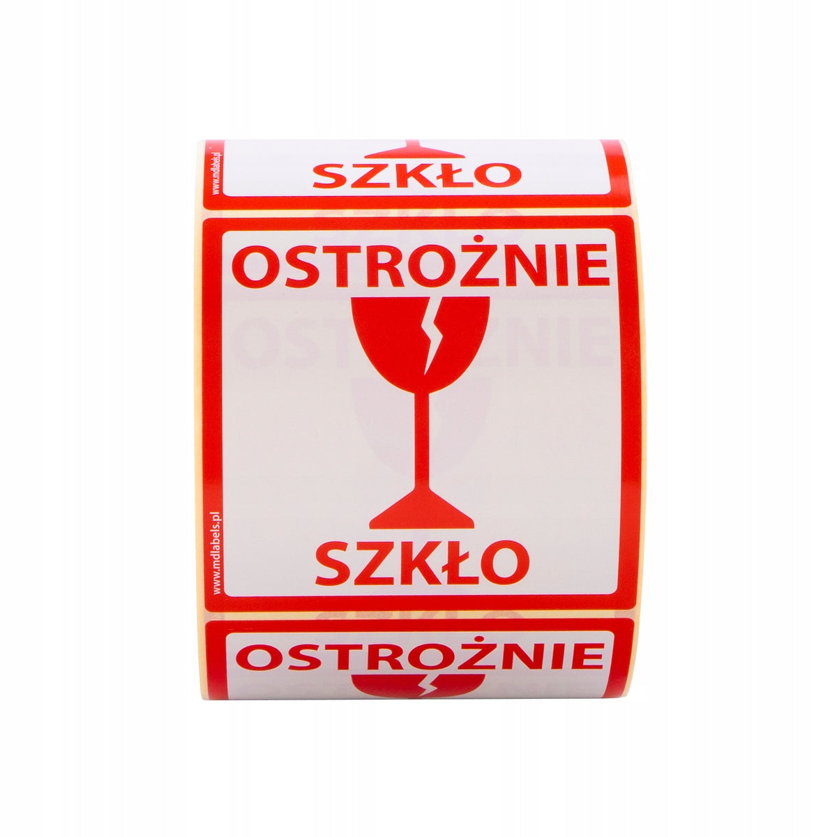 Labels Shipping stickers for packages Carefully Glass ATTENTION 1000 PCS