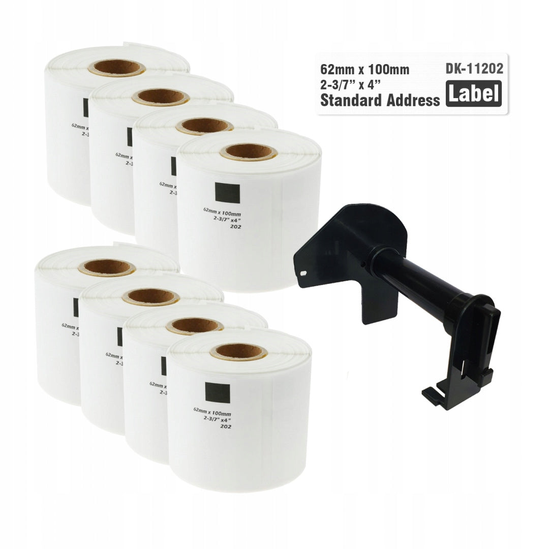 Labels Specmark for Brother QL DK-11202 62x100mm 300 pcs without handle 8pcs.