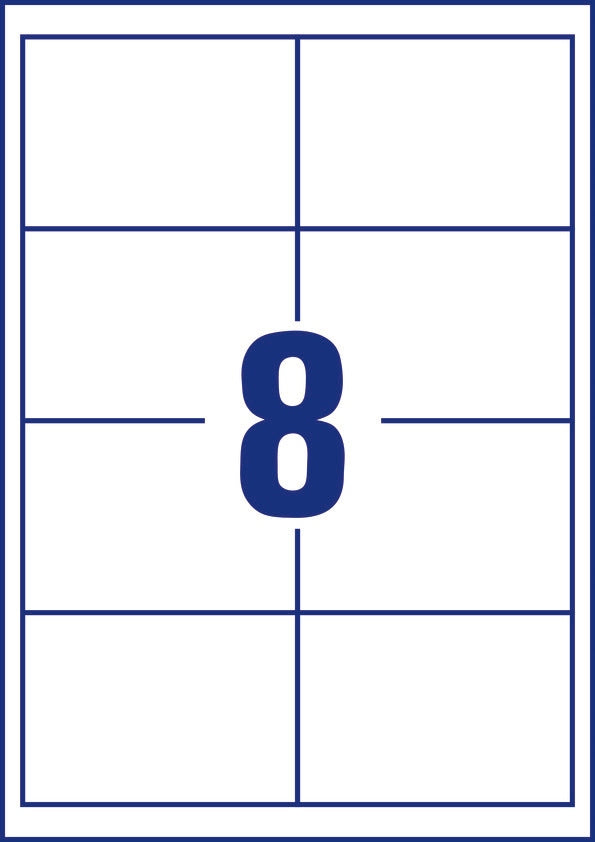 Labels ZF A4 97x67.7mm (100 sheets) white 3660 Manufacturer code 3660