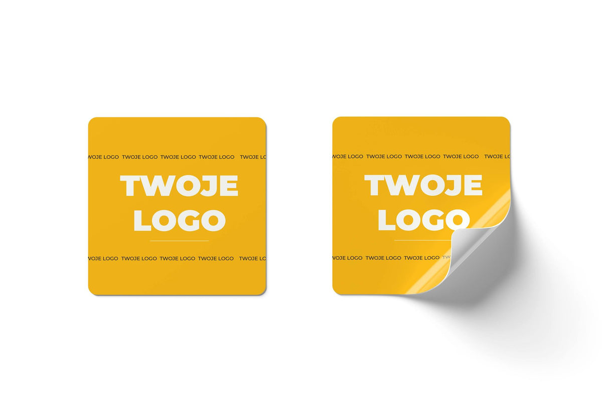 Labels any shape self-adhesive