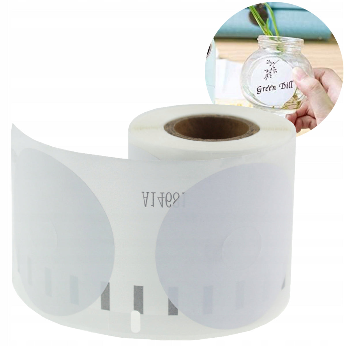 Labels fi57 S0719250 for DYMO 14681 round 160pcs