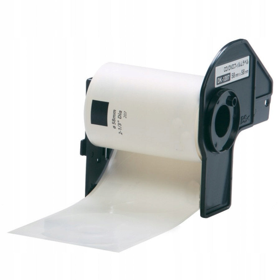 Labels fi58 for Brother DK-11207 round 100pcs