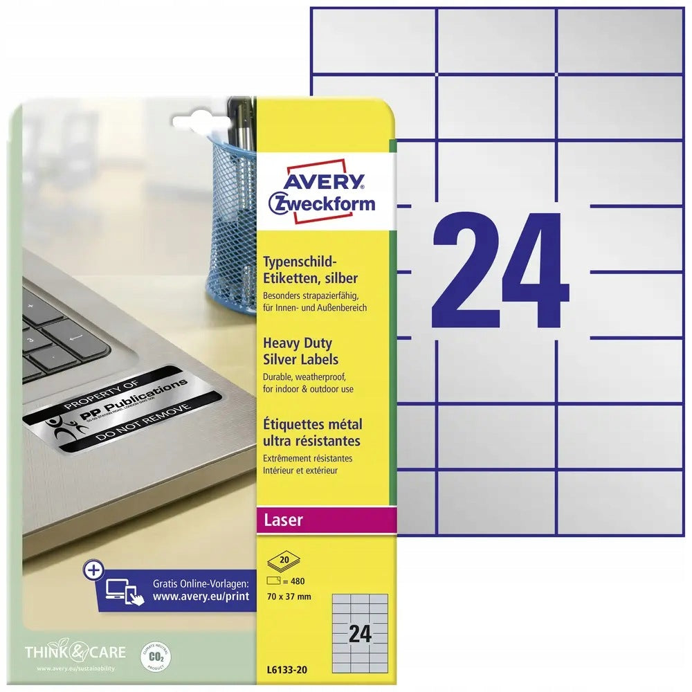 Labels for Avery-Zweckform L6133-20