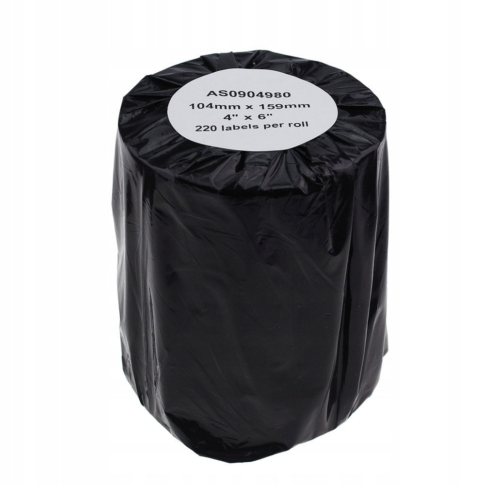 Labels for DYMO LW S0904980 104mm x 159mm 220pcs labels per roll Manufacturer code S0904980