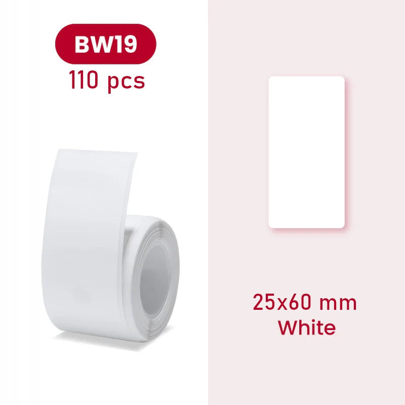 Labels for printer Niimbot series B 60x25mm 110 pcs. white Packaging status original