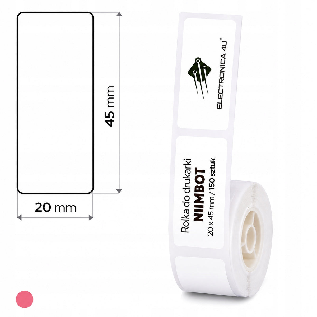 Labels self-adhesive thermal stickers for printer Niimbot D101 20x45
