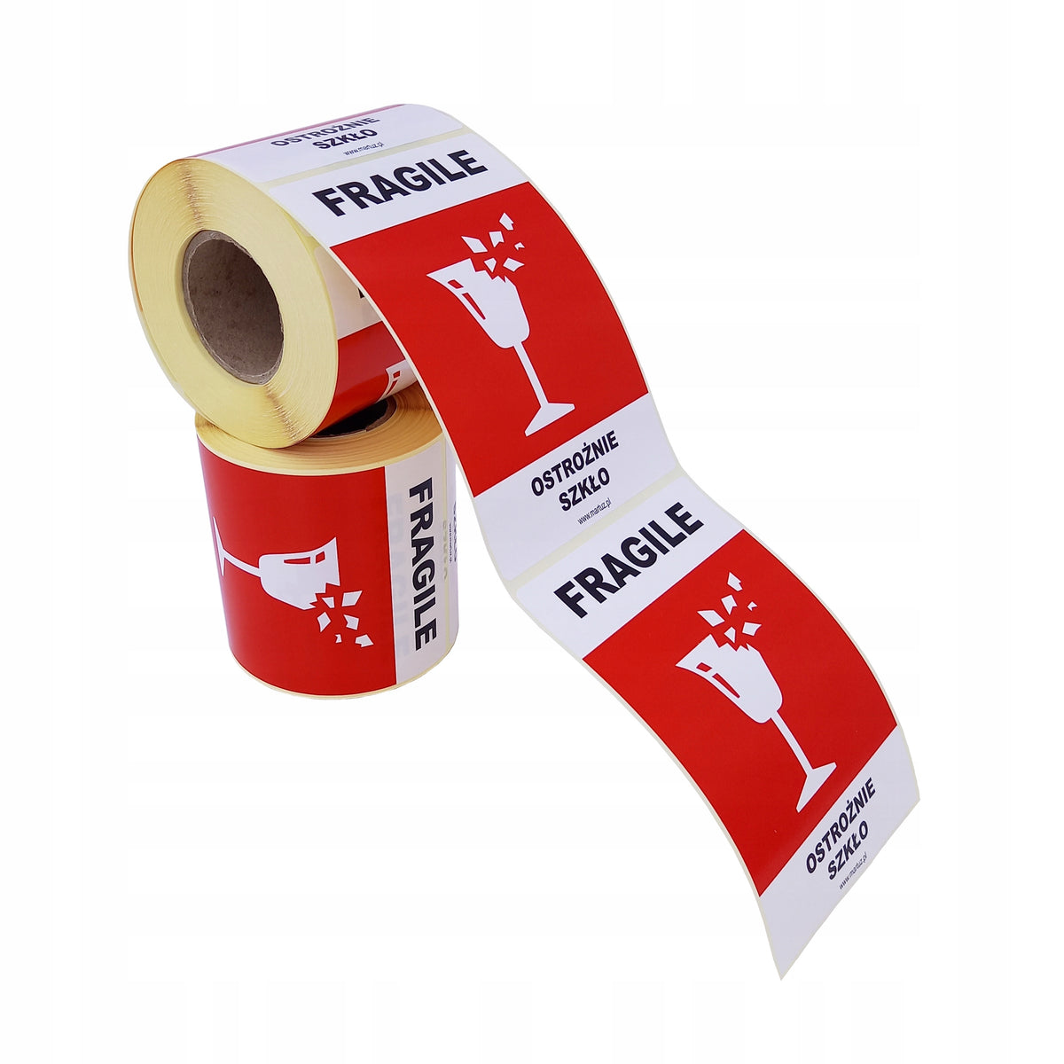Labels stickers FRAGILE-GLASS 500 pcs Premium Brand Martuz