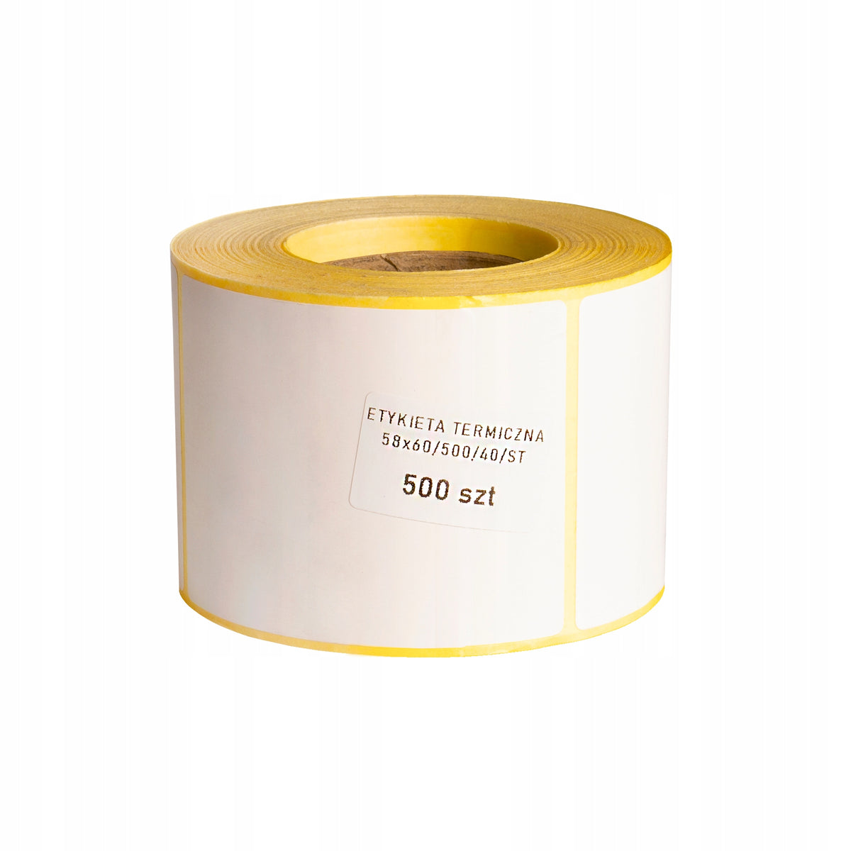Labels thermal stickers 58x60 500 pcs on roll