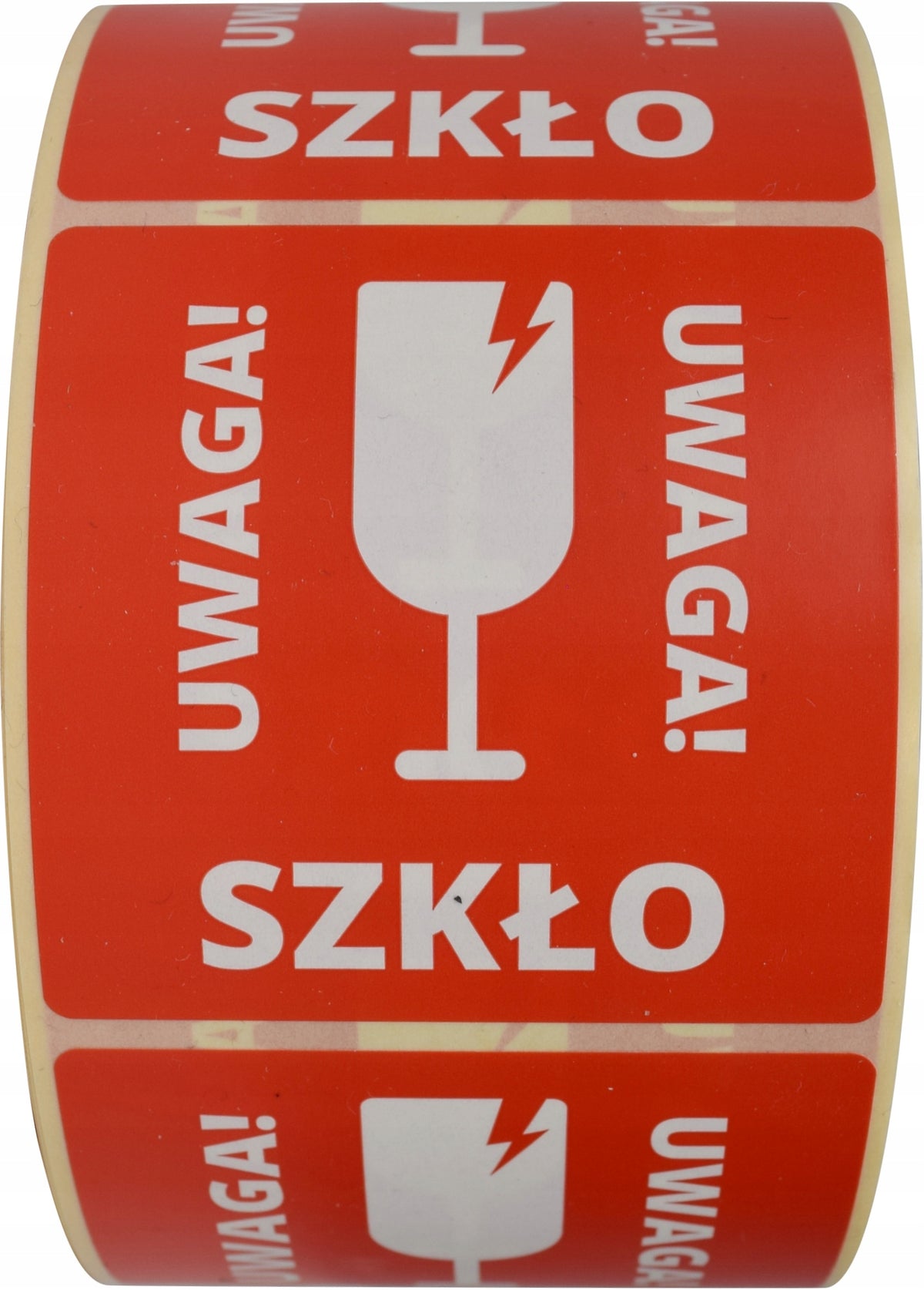 Labels warning stickers ATTENTION GLASS 1000pcs