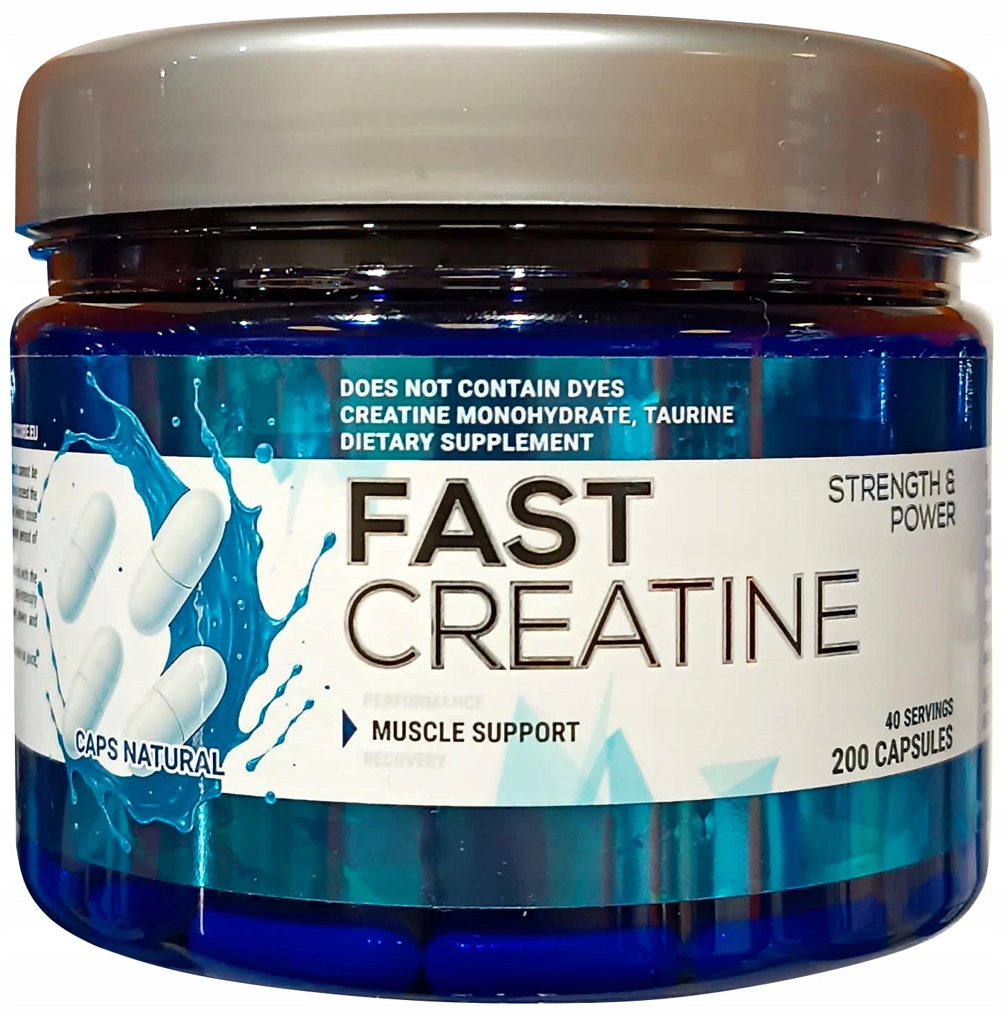 Labocore Nutrition FAST CREATINE 200 capsules Natural Creatine Monohydrate