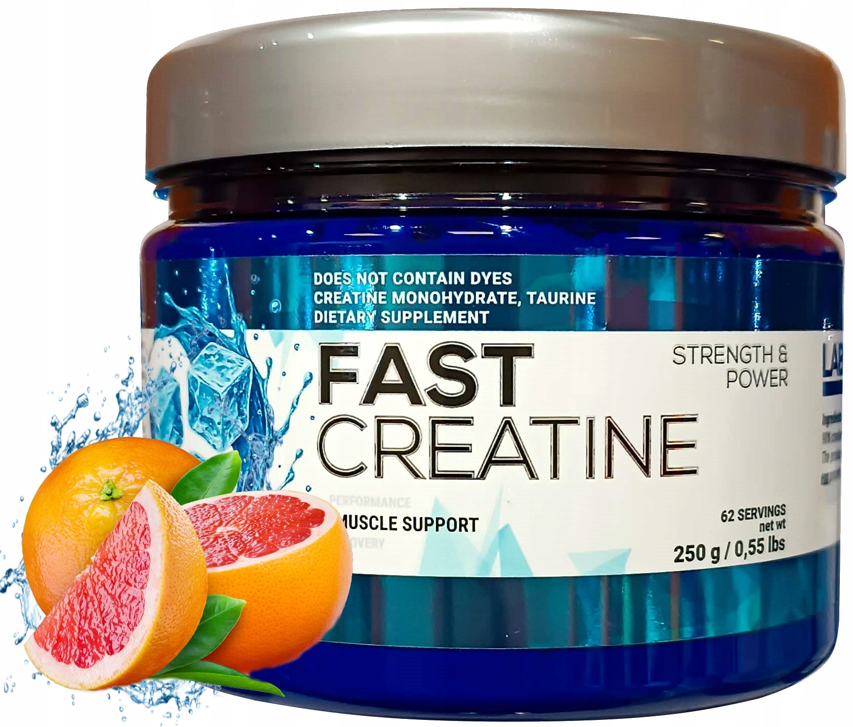 Labocore Nutrition FAST CREATINE 250g Creatine Monohydrate Pom - Grapefruit