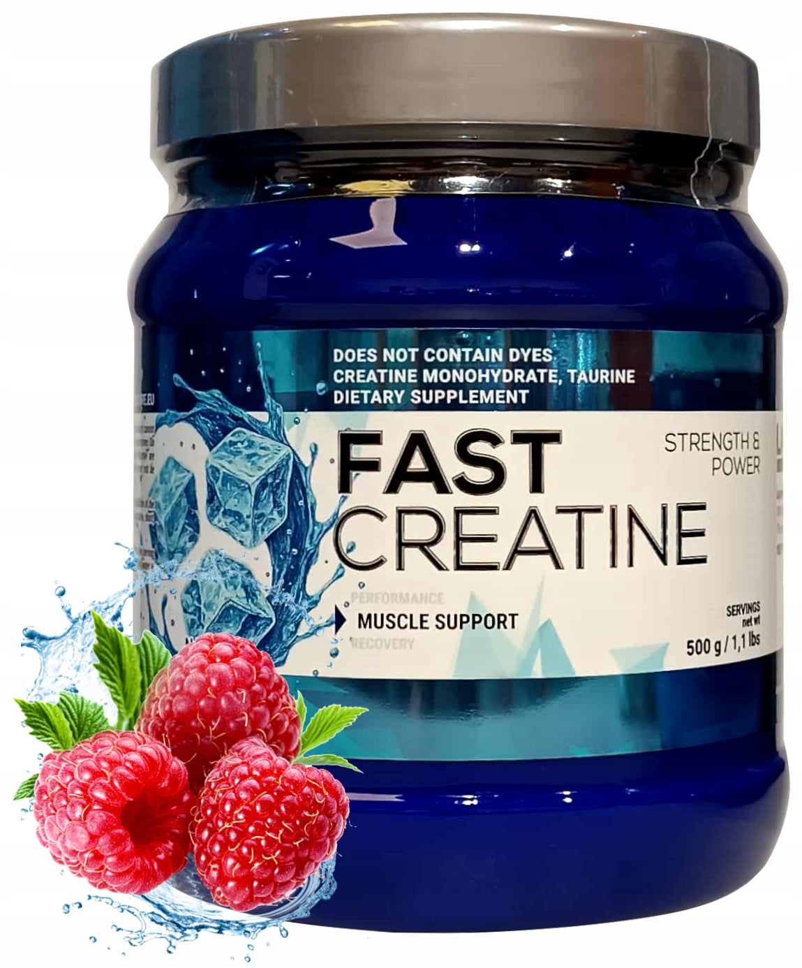 Labocore Nutrition FAST CREATINE 500g Creatine Monohydrate Raspberry