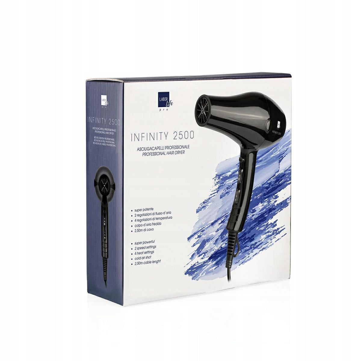 Labor Pro Infinity hair styling dryer black 2000W W041 Manufacturer code 8012345569212