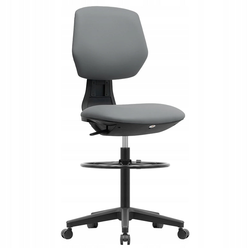Laboratory Swivel Chair High 150KG with Mobile Footrest for Desk