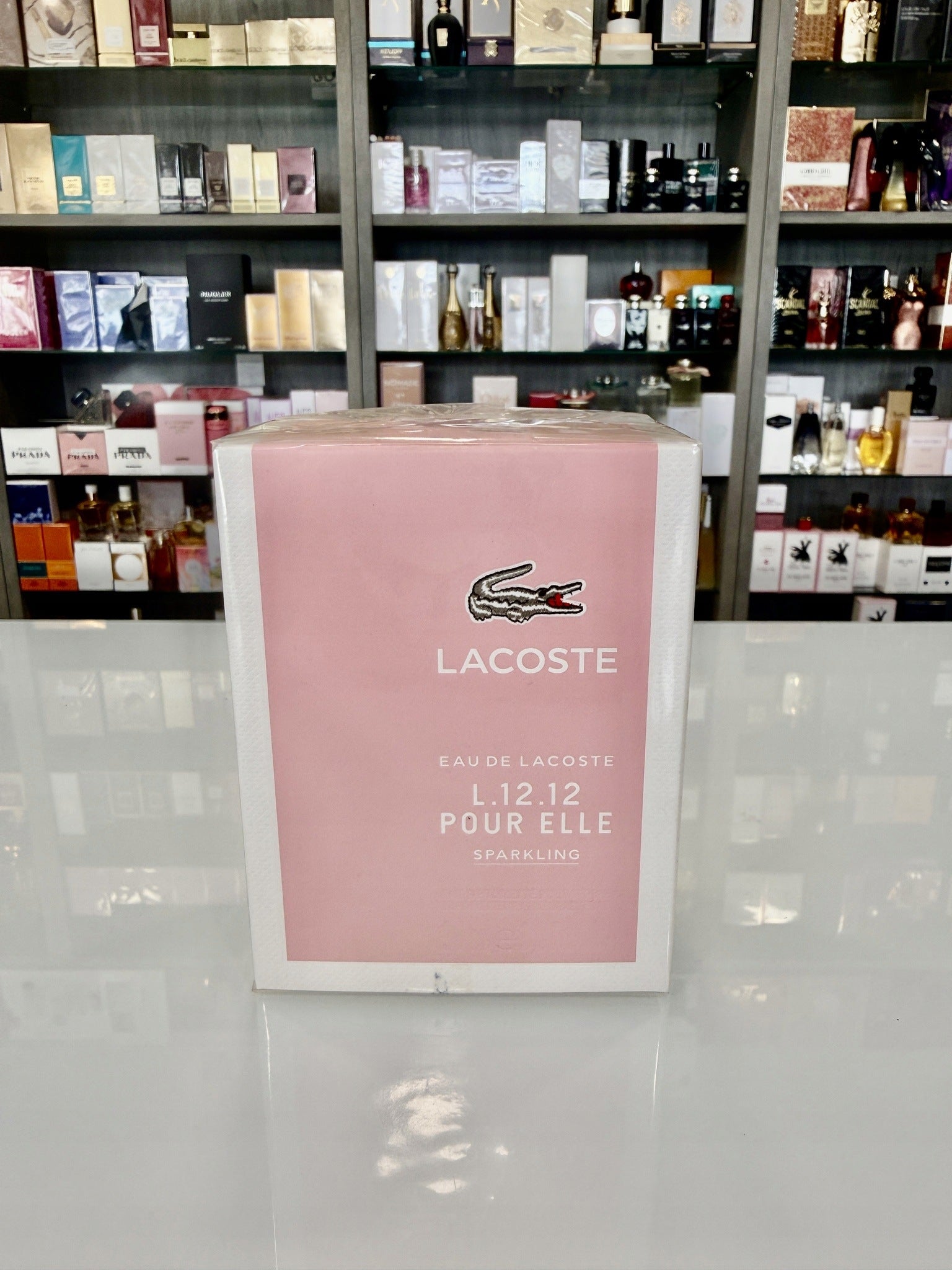 Lacoste Eau de Lacoste L.12.12 Pour Elle Sparkling 90ml eau de toilette EDT Packaging status original