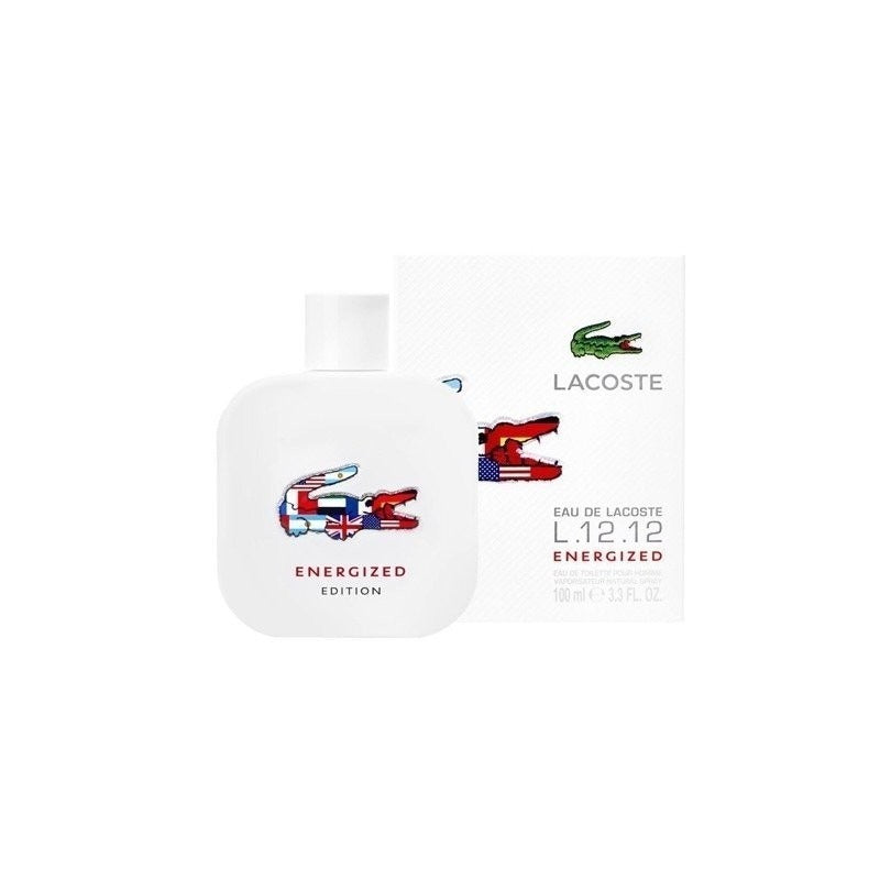 Lacoste L.12.12 Energized Pour Homme 100 ml Eau de Toilette - Vintage 2015 Formula Packaging status original