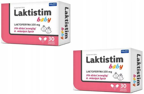 Lactistim Baby Lactoferrin 100mg For Children Over 6 Months 30 Capsules