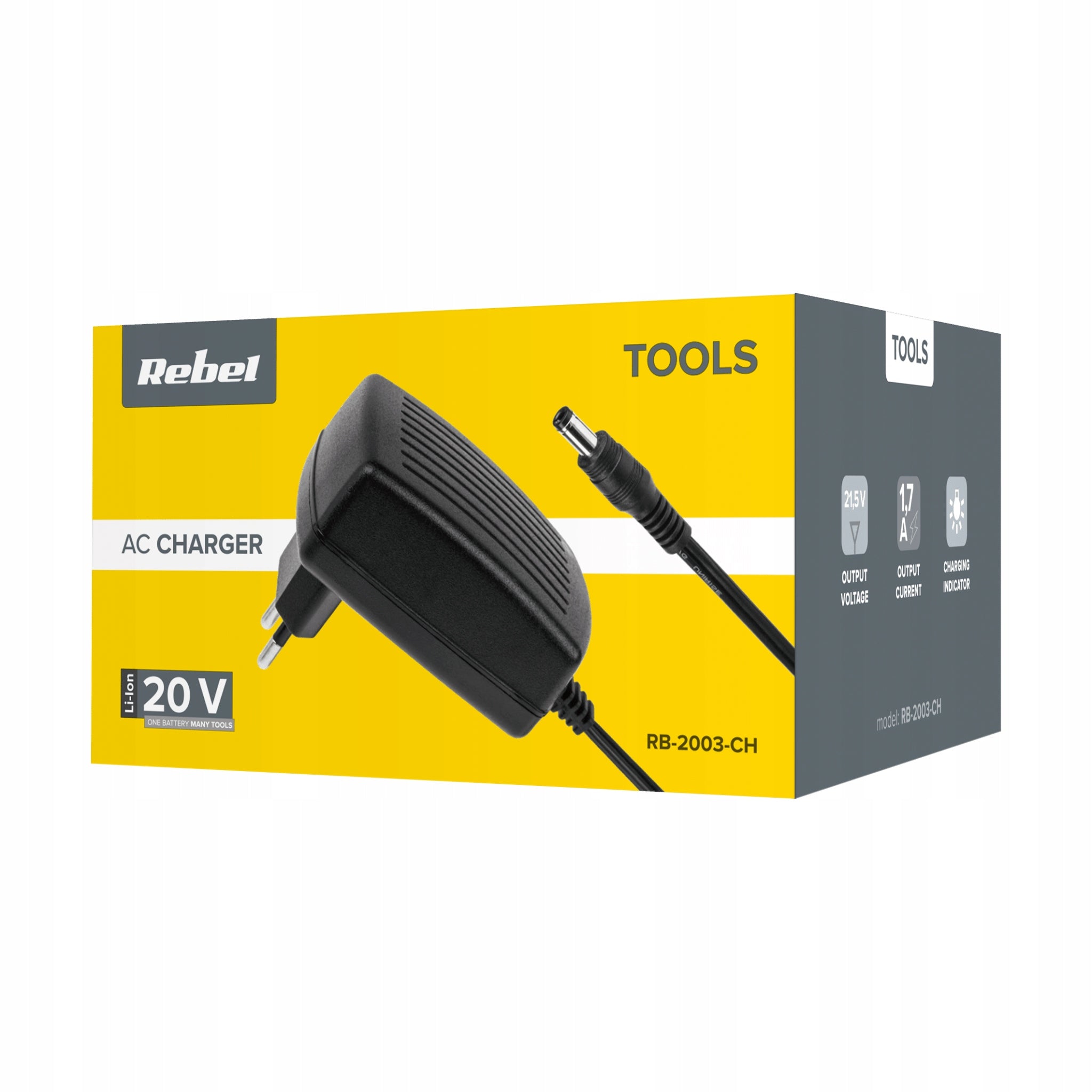 Batterieladegerät Rebel Tools RB-2001-CH 