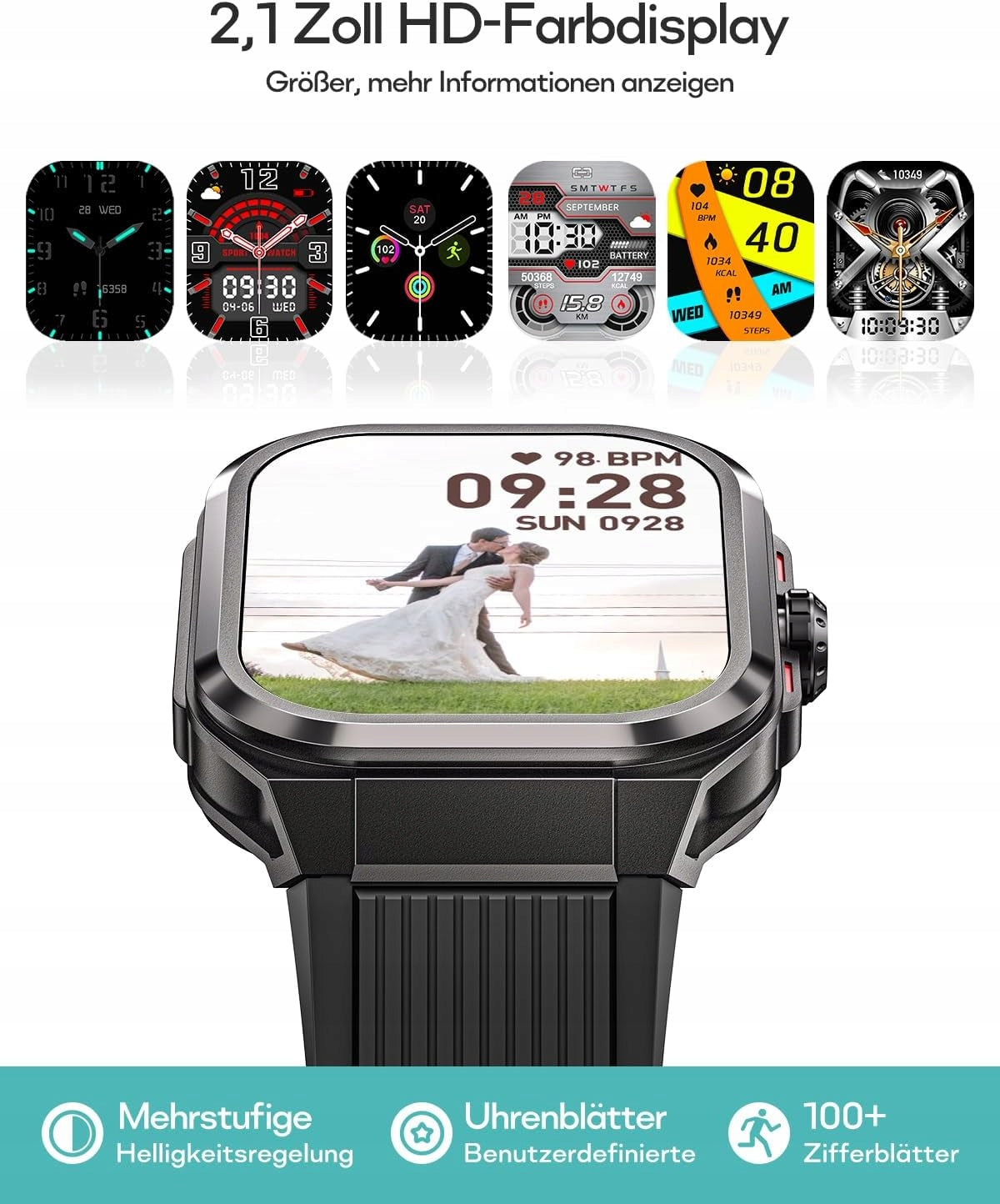 Lagenio 2.1 Smart Fitness Watch - Waterproof Model Pro Brand no brand
