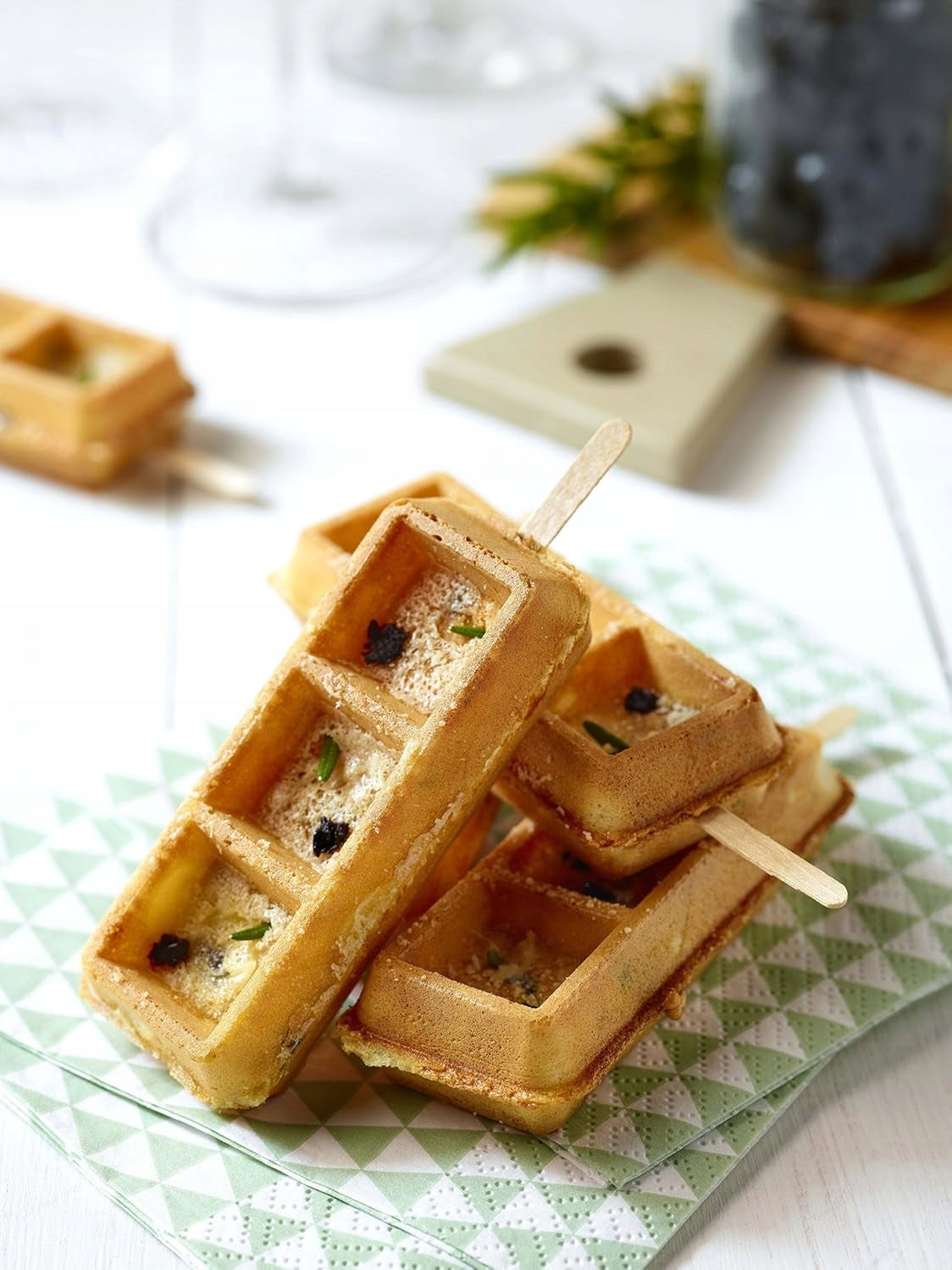 Lagrange Mini Waffle Set Aluminum Plates Nonstick Coating Brand LAGRANGE