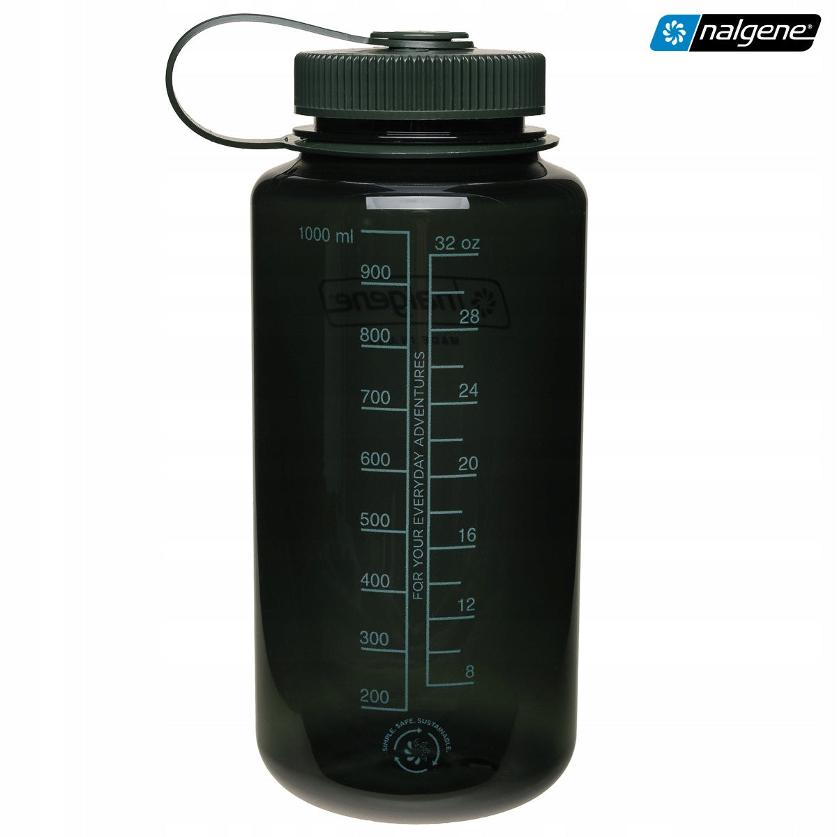 Láhev Nalgene Wide-Mouth 1000 ml zelená, bez obsahu BPA Brand Nalgene