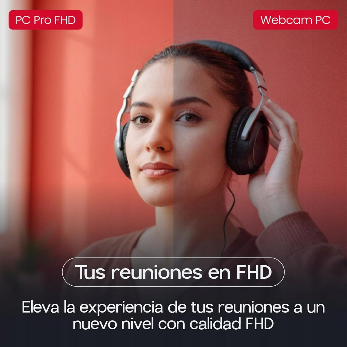 Laia FHD USB-C Webcam for Video Conferencing Packaging status original