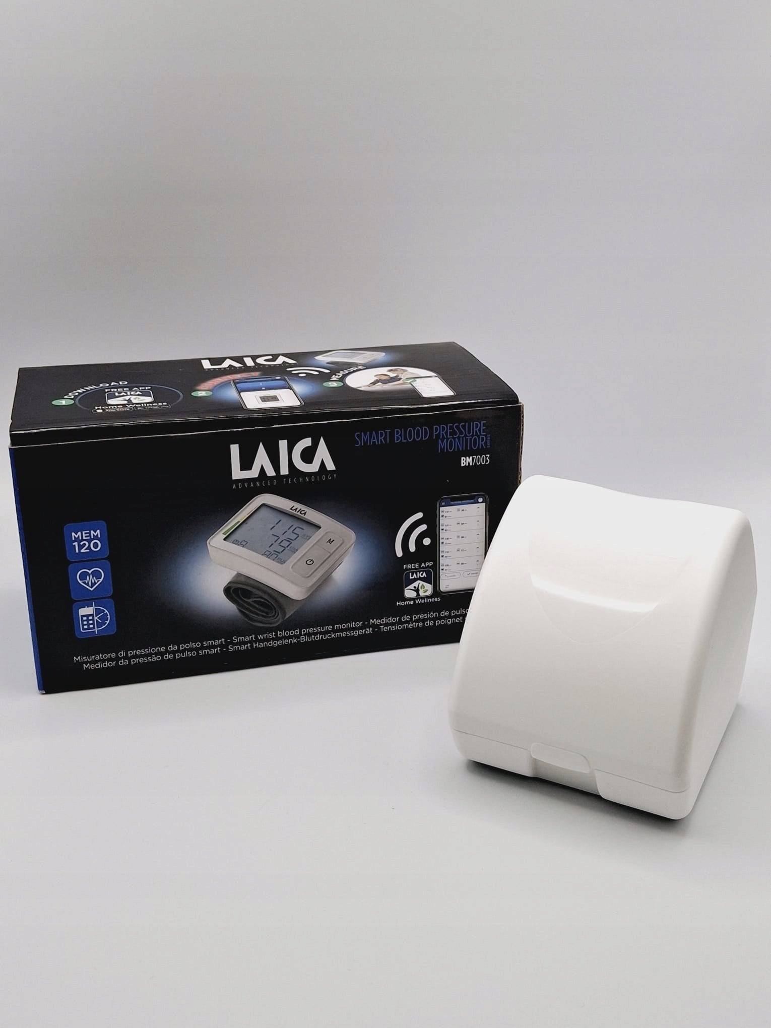 Laica BM7003 Wrist Automatic 2user(s) blood pressure monitor Medical device yes