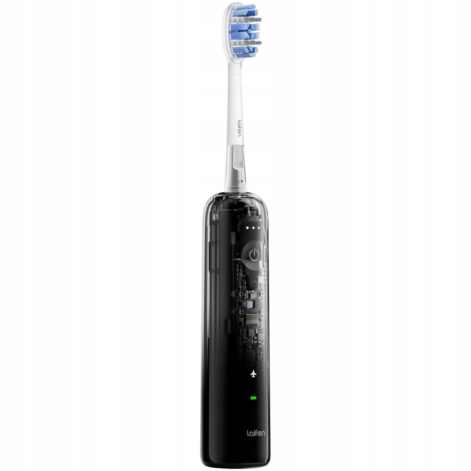Laifen Sonic Toothbrush Wave Pro Transparent IPX8 SMART Black Brand Laifen