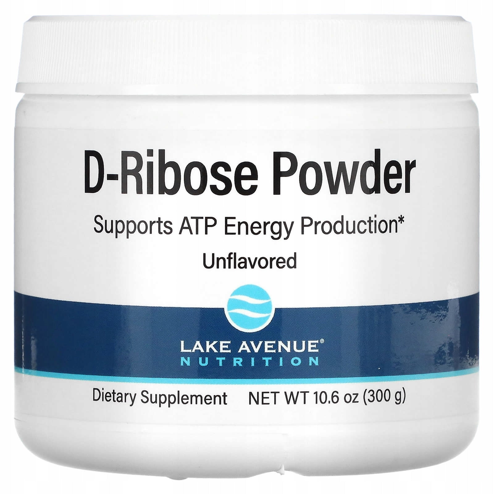 Lake Avenue Nutrition, D-ribose Powder, Flavor-Free, 300 g