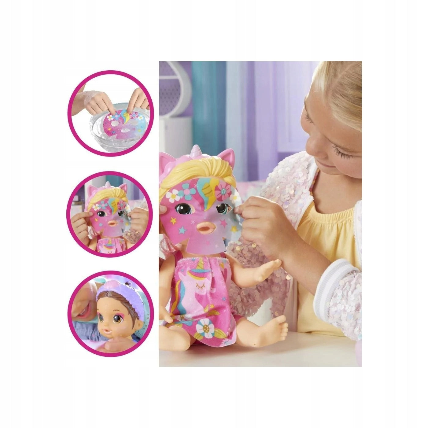 Lėlė Hasbro Baby Alive Glam Spa F3564