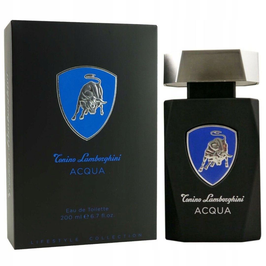 Lamborghini Acqua Eau De Toilette 200ml Packaging status original