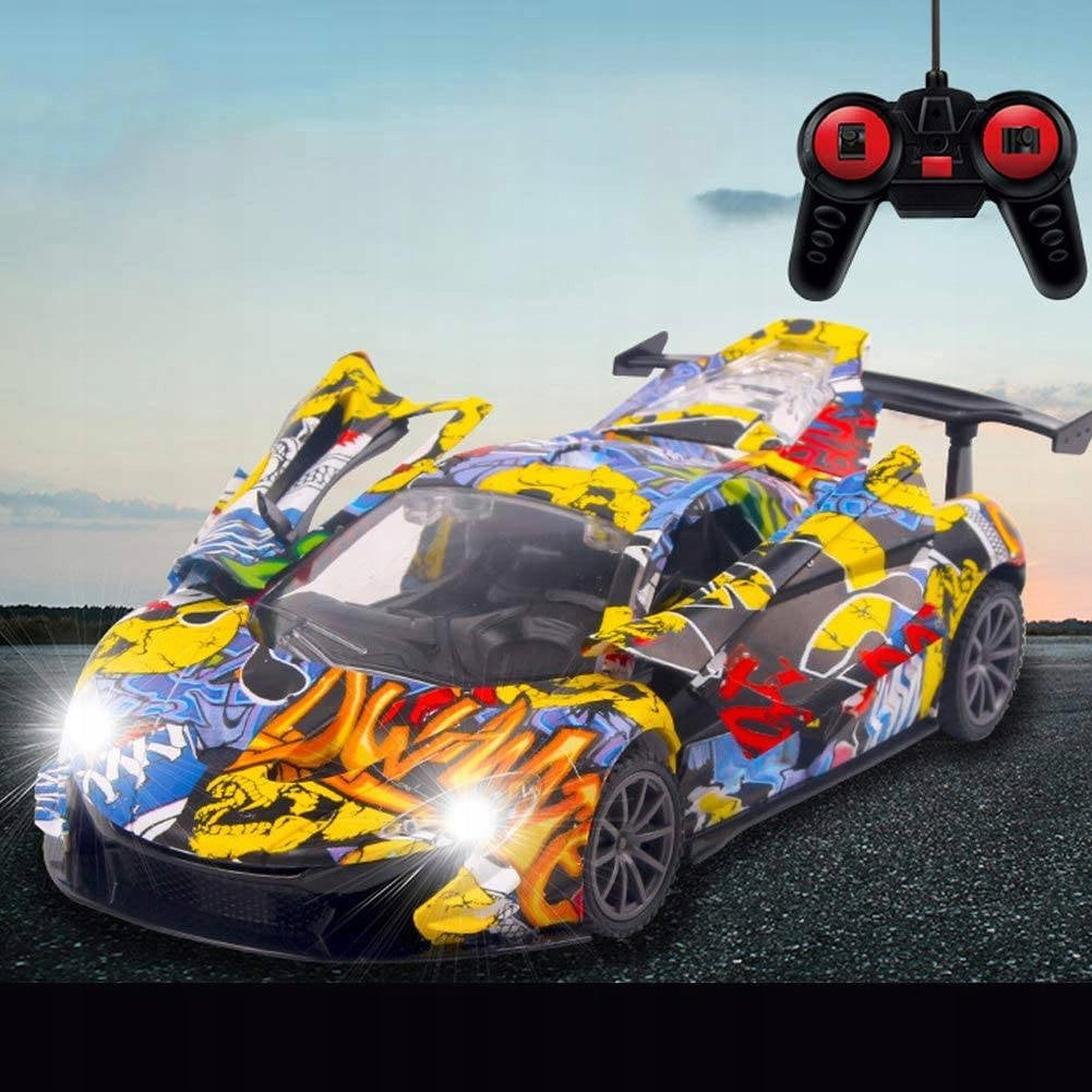 Lamborghini CAR REMOTE CONTROLLED AUTO R/C PILOT Graffiti DRIFT Door Packaging status original