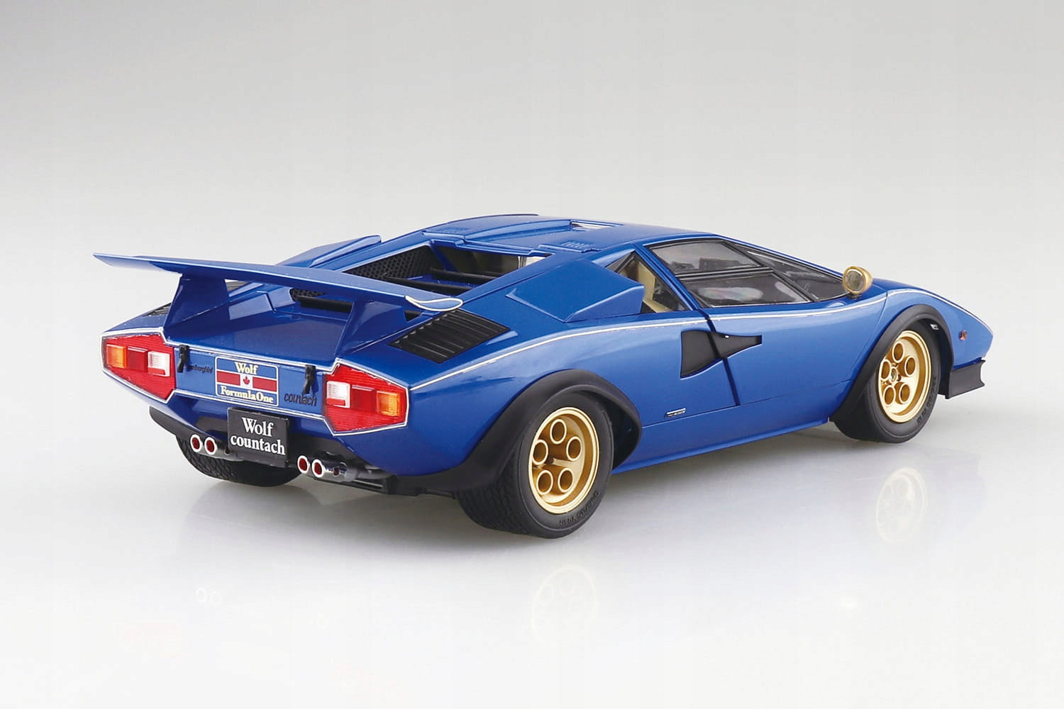 Automobilio konstruktorius Aoshima Lamborghini Countach Walter Wolf Version 2, 1:24, 06383