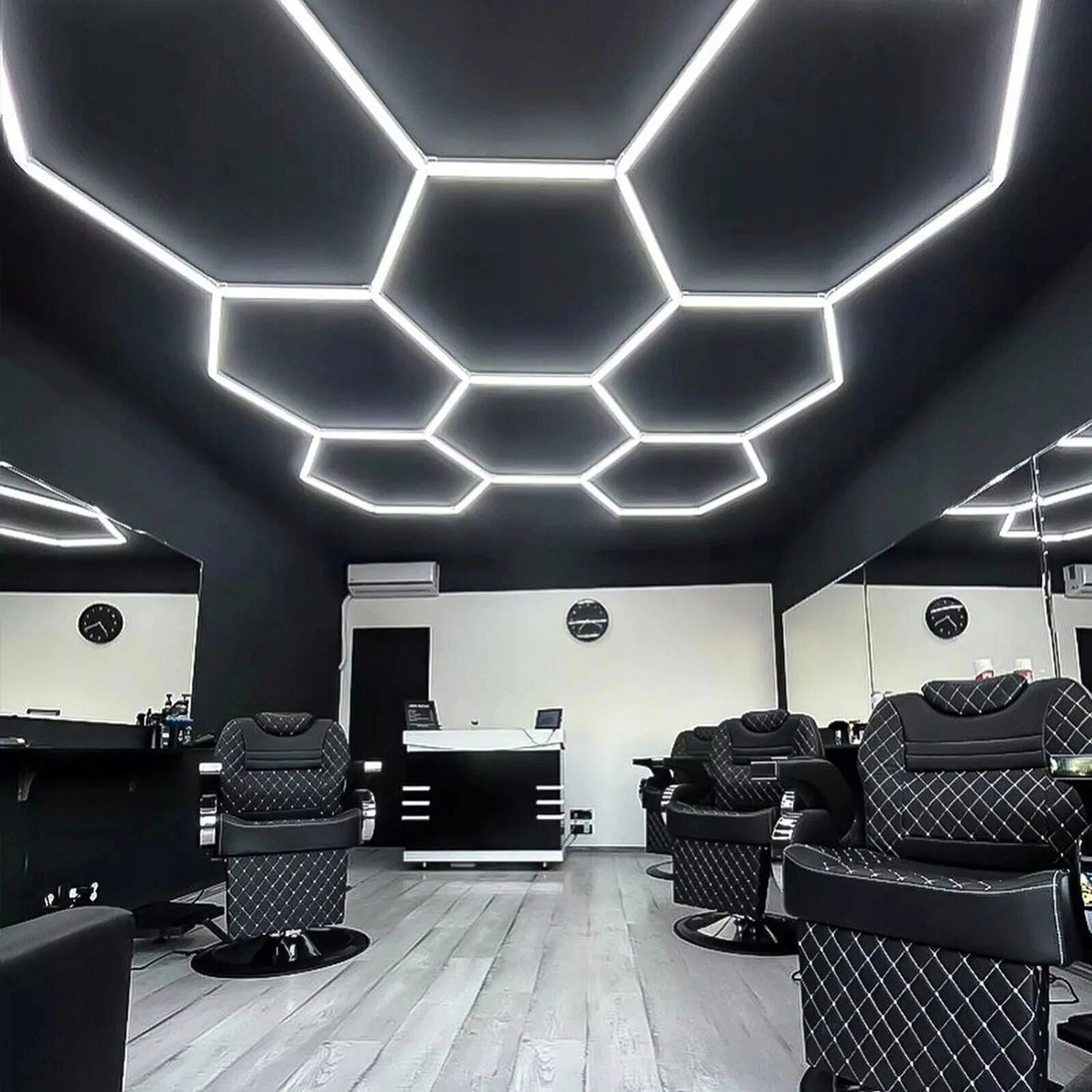 Lamp 14 Hexagon Led Honeycomb Lighting Panel Workshop Garaz SET Manufacturer code 8H5F2611