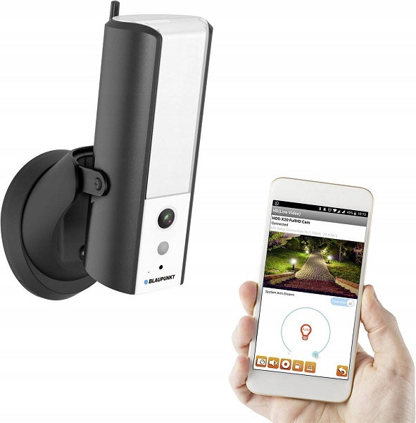 Lamp with Outdoor Camera Wireless microSD 8G Blaupunkt HOS-X20