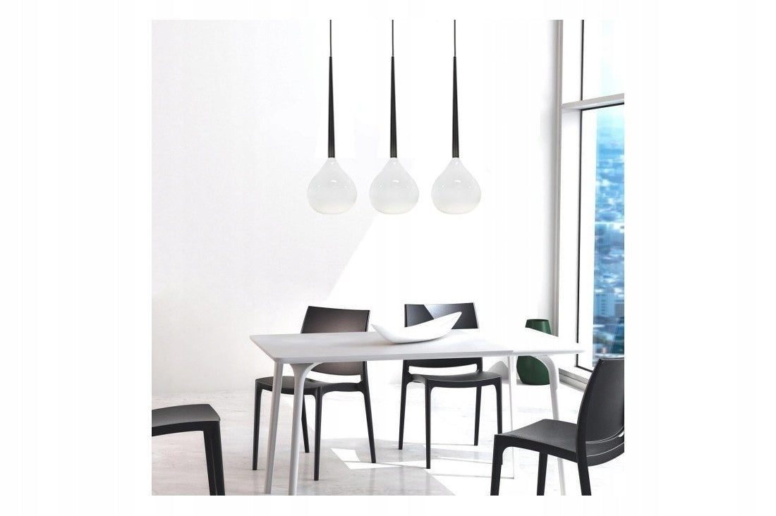 Azzardo pakabinamas šviestuvas Aga 3 White/Black
