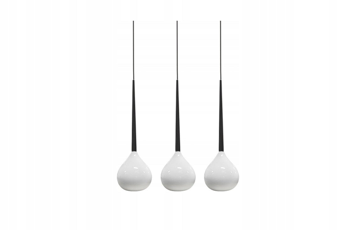 Azzardo pakabinamas šviestuvas Aga 3 White/Black