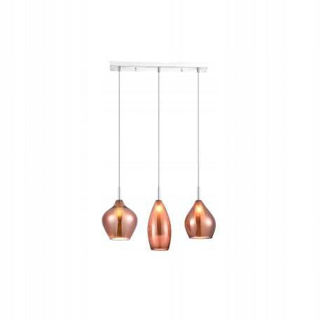Azzardo pakabinamas šviestuvas Amber Milano Copper 3 AZ3078