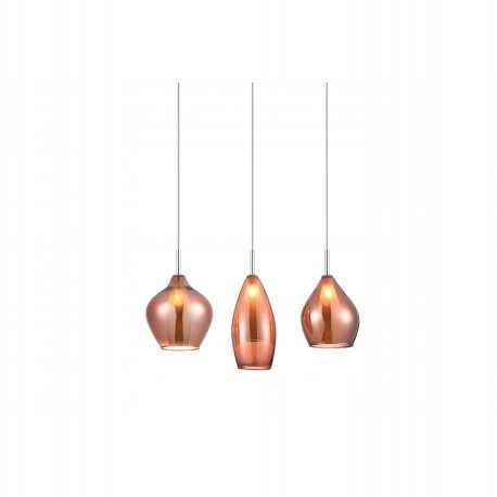 Azzardo pakabinamas šviestuvas Amber Milano Copper 3 AZ3078