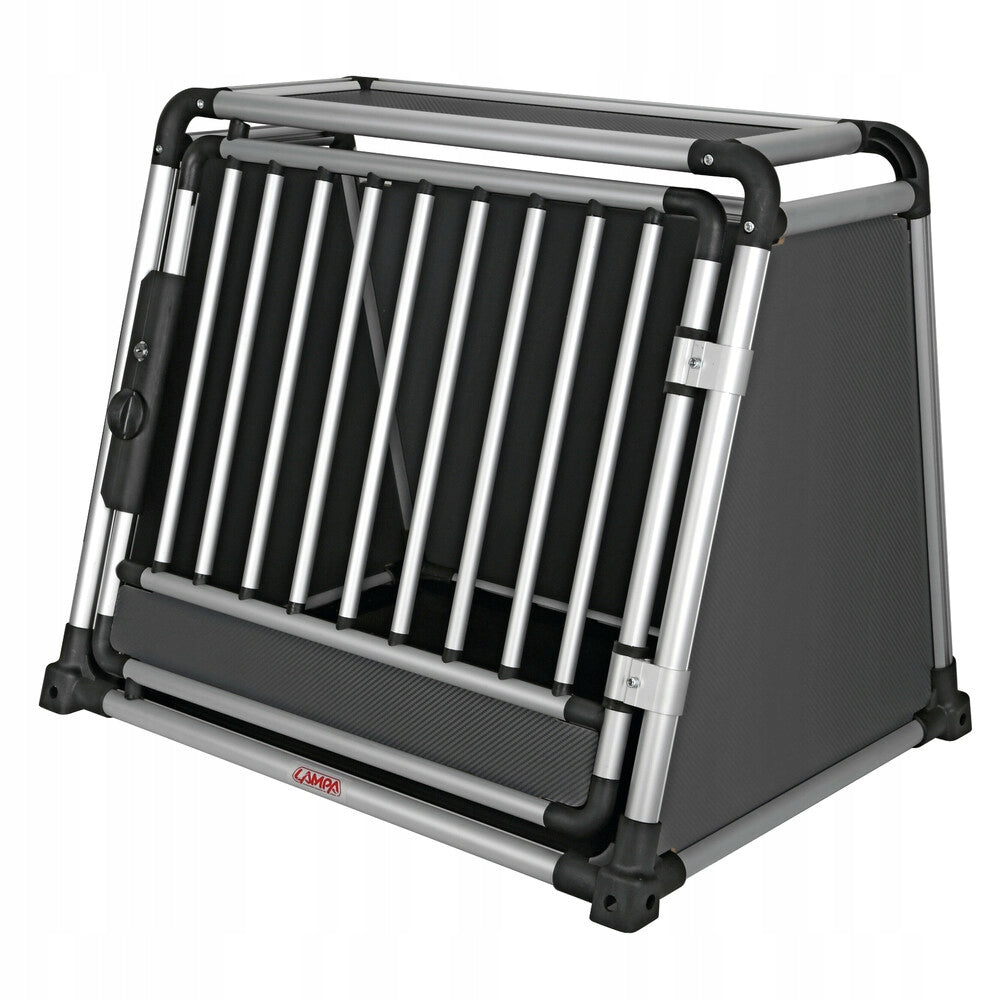 Lampa FIRST CLASS 2 - aluminium cage for transporting animals with a key Length 80 cm