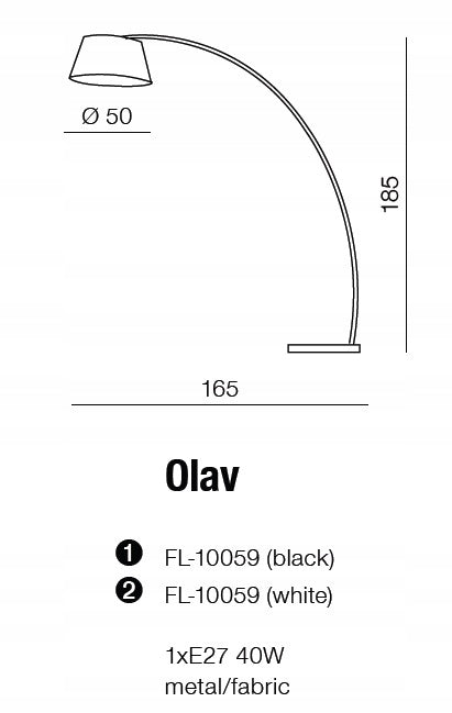 Azzardo Stehleuchte von Olav Black 