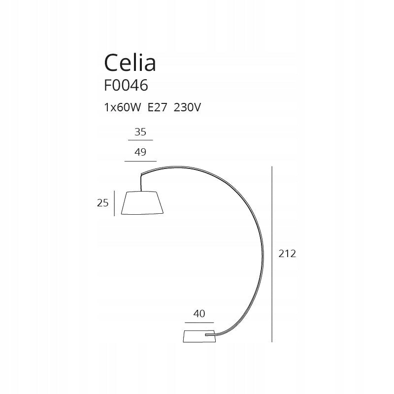 CELIA F0046, Stehleuchte 