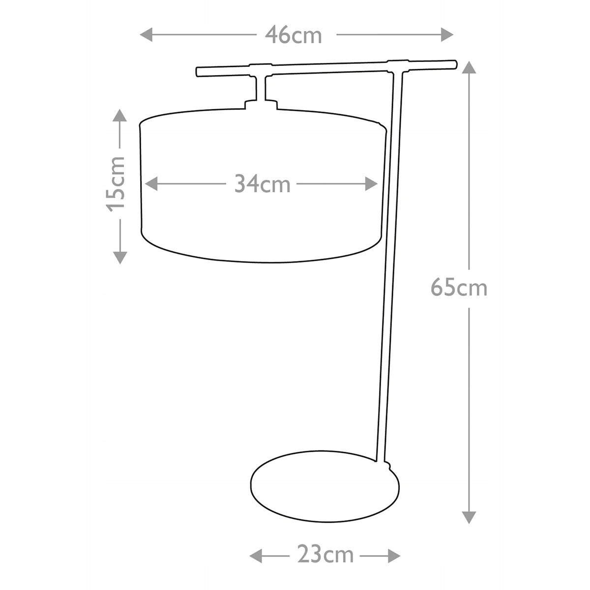 Tischleuchte Elstead Lighting Balance BALANCE-TL-DBG 