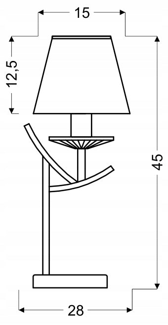 Candellux Tischleuchte Valencia 