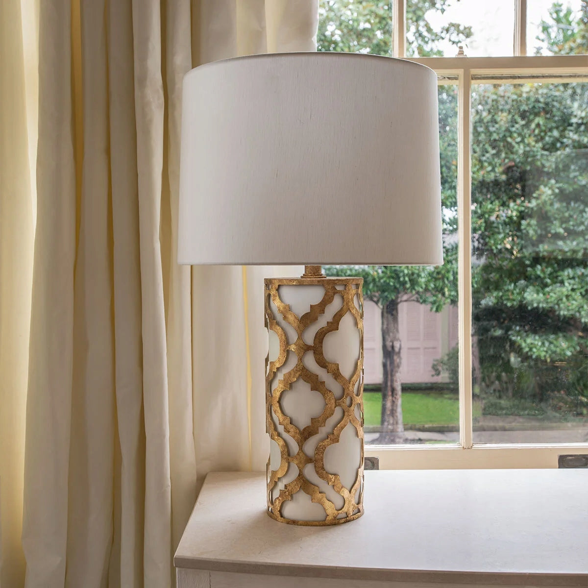 Tischleuchte Elstead Lighting Arabella GN-ARABELLA-TL-G 
