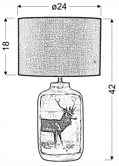 Candellux Tischleuchte Valia 2 