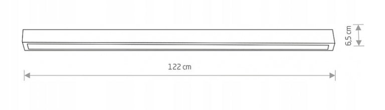 Lubinis šviestuvas Nowodvorski STRAIGHT CEILING LED L 7556