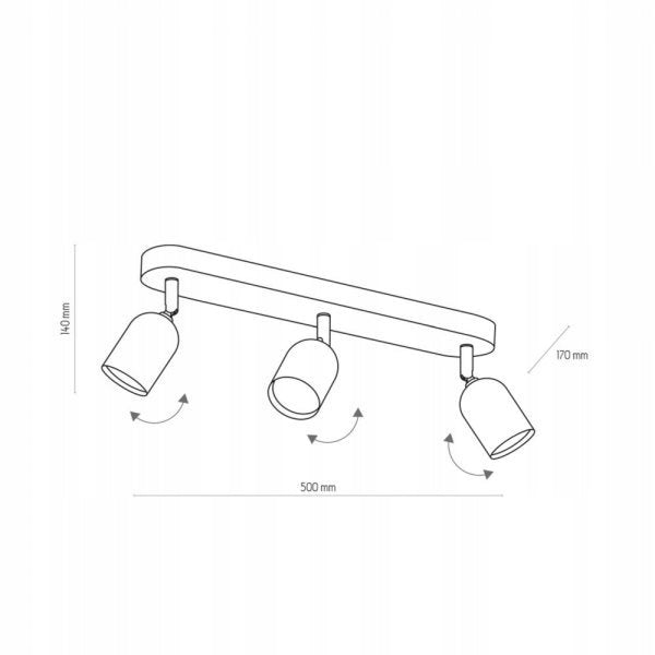 TK Lighting Deckenleuchte Top 4417 